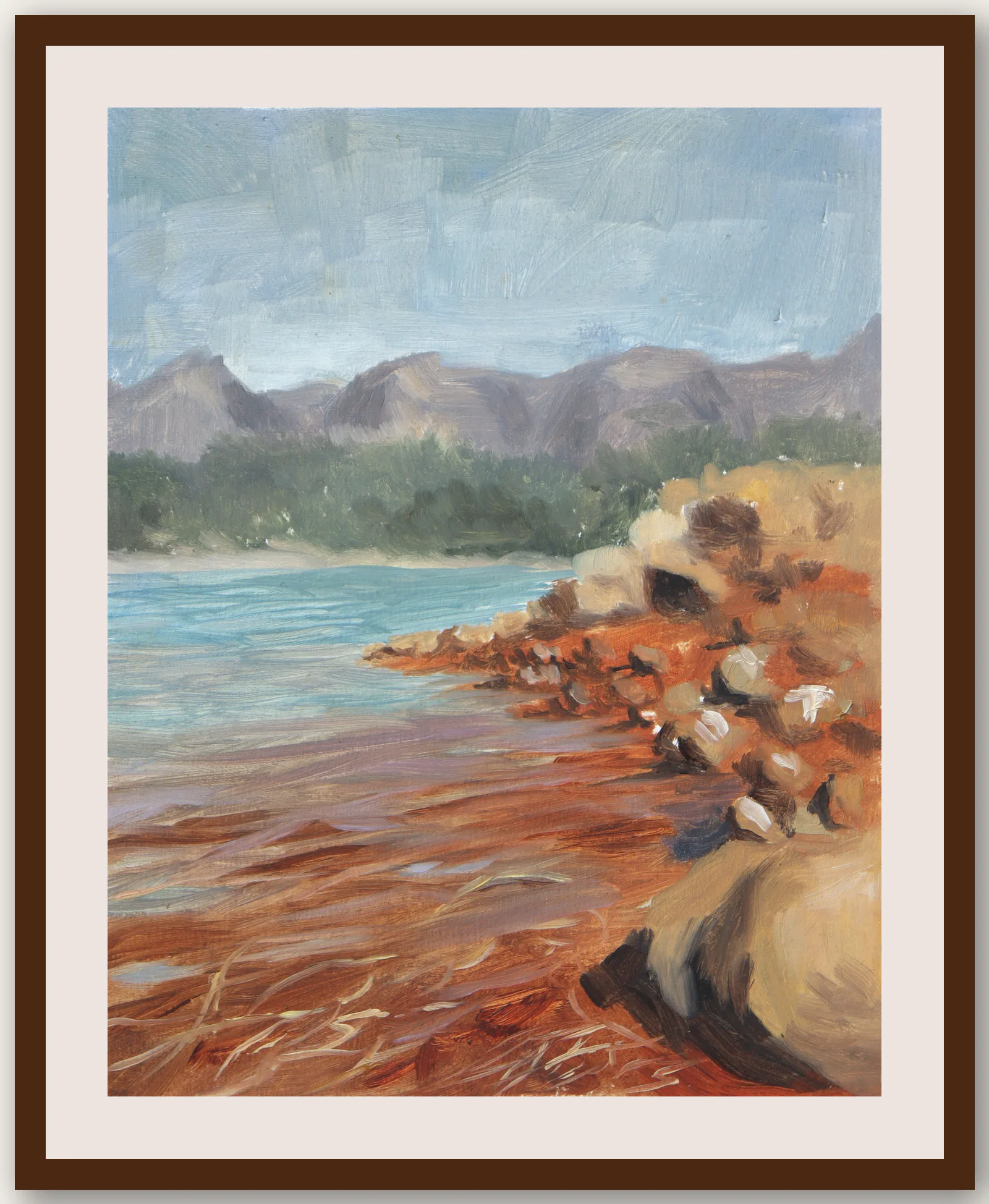 Oil Plein 21 - Framed