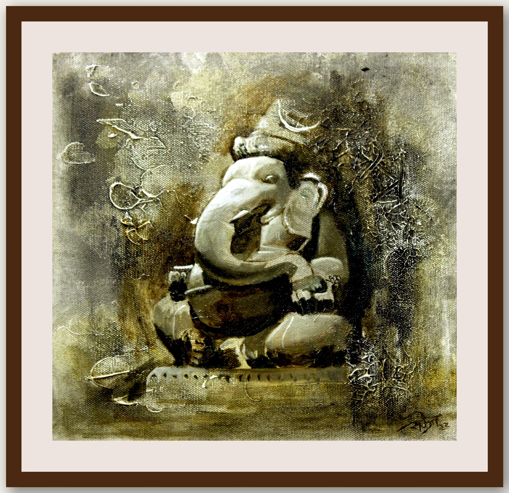 Ganesh ji 3 - Framed