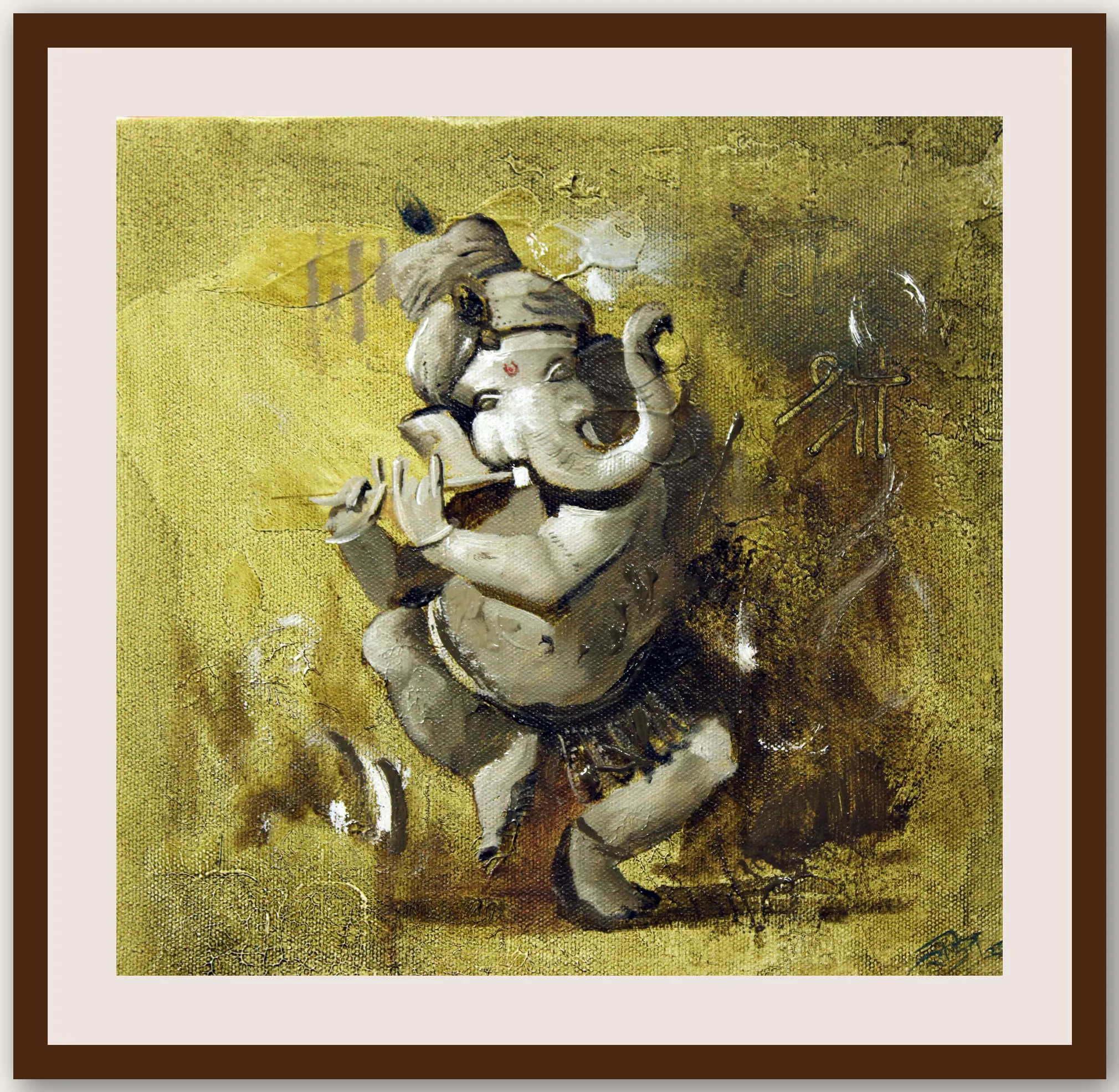 Ganesh ji 4 - Framed