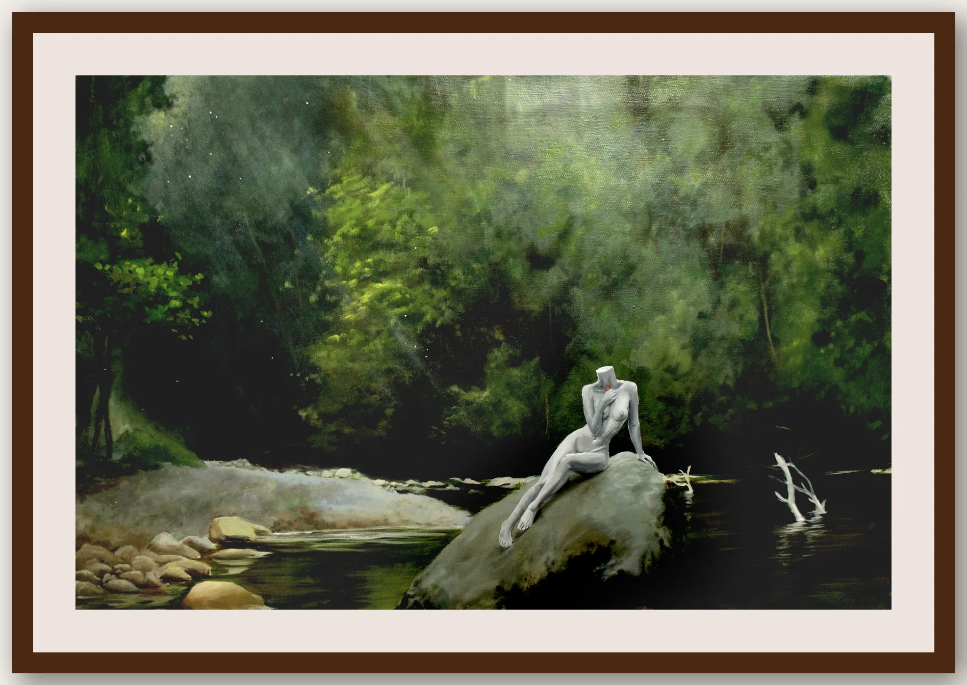 Muse in Jungle - Framed