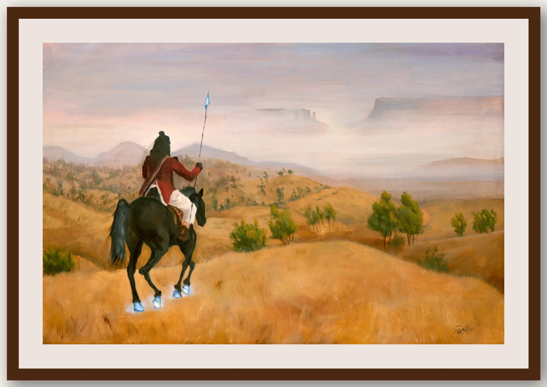 Warrior of Future - Framed