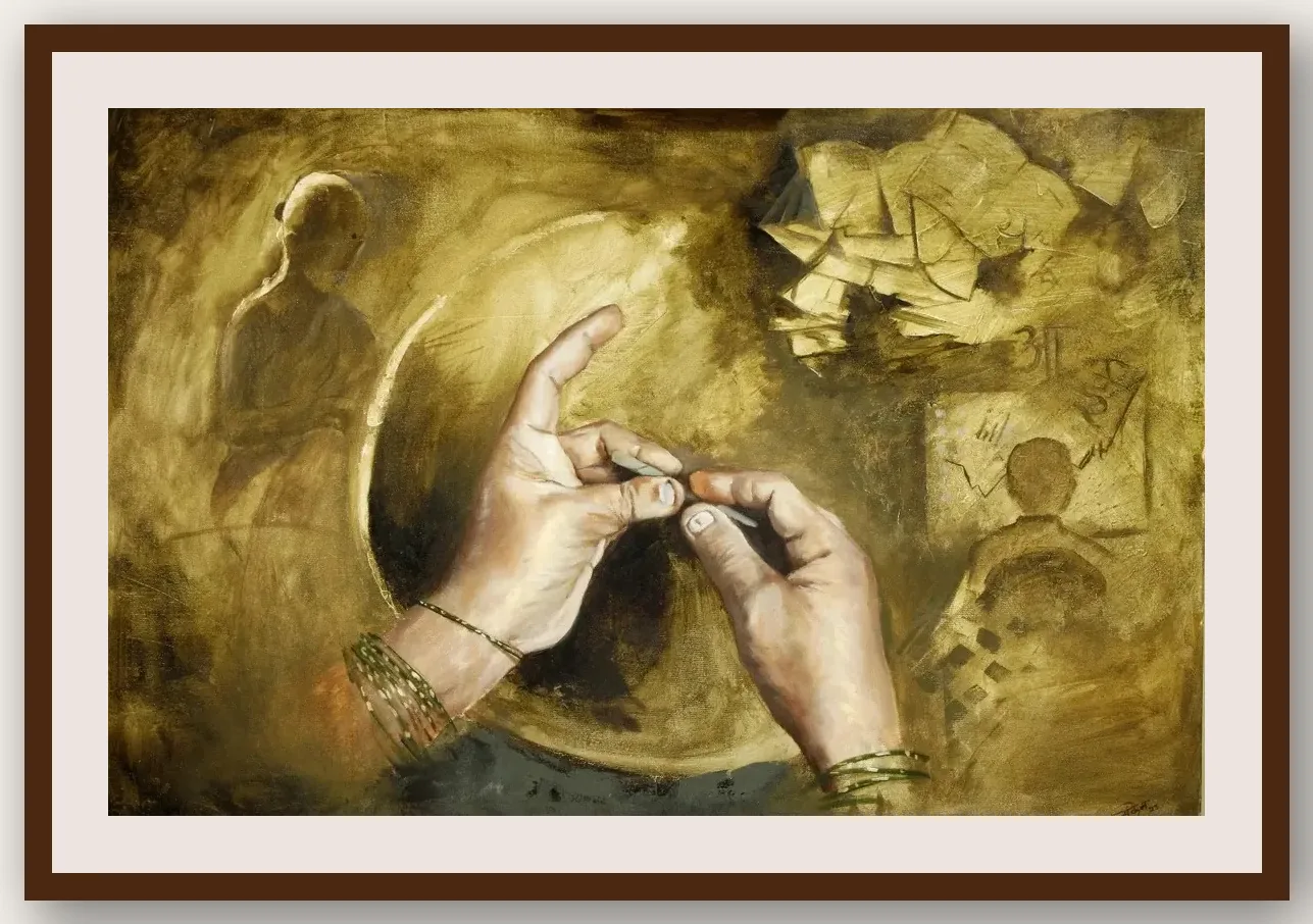 Oil Comp 13 1 - Framed