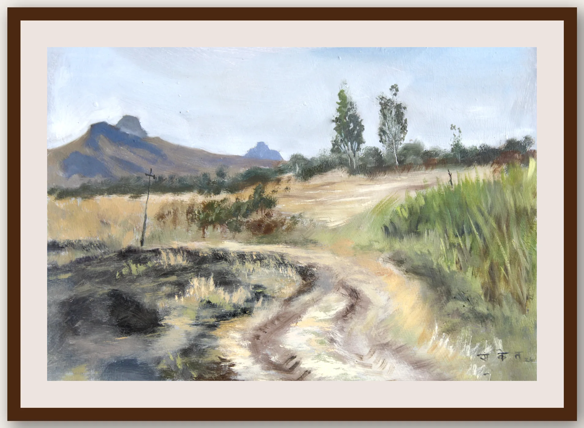 Oil Plein 05 - Framed