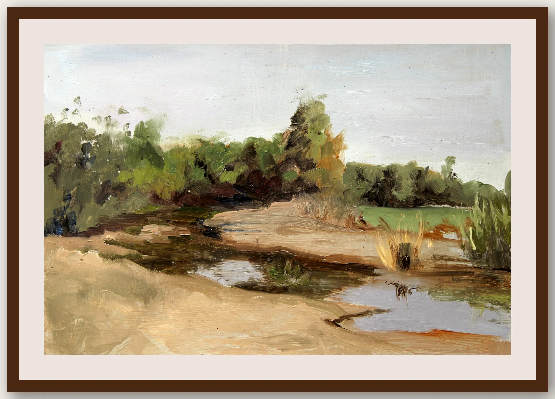 Oil Plein 08 - Framed
