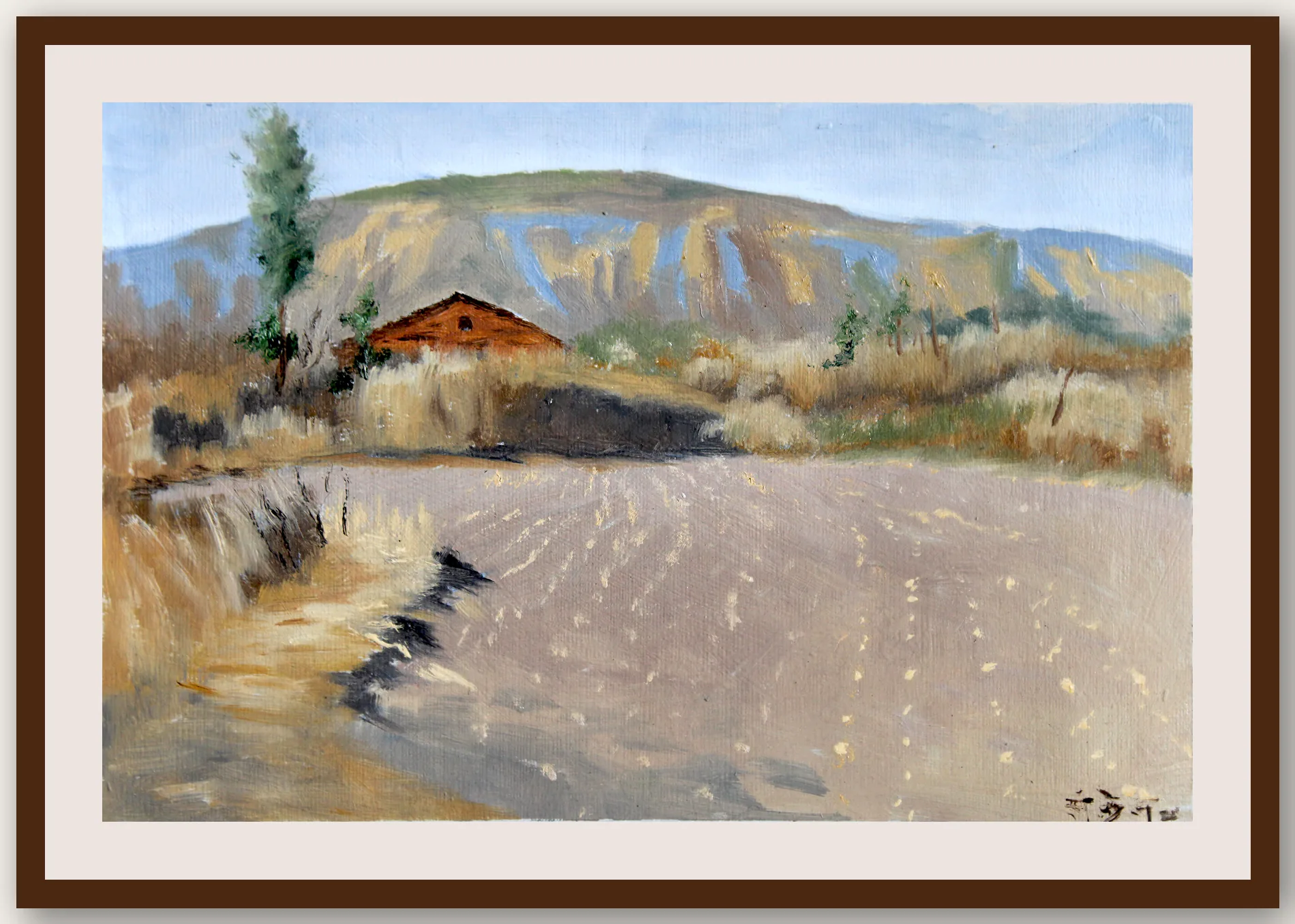 Oil Plein 11 - Framed