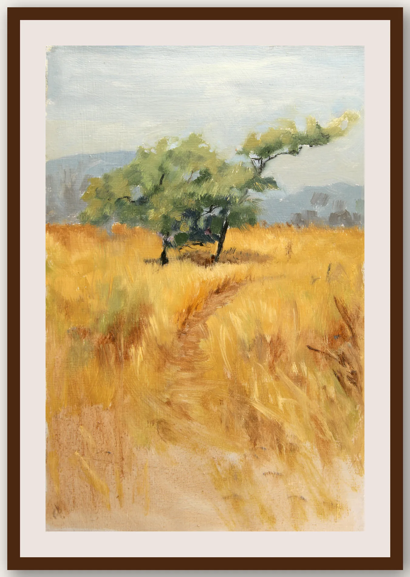 Oil Plein 12 - Framed