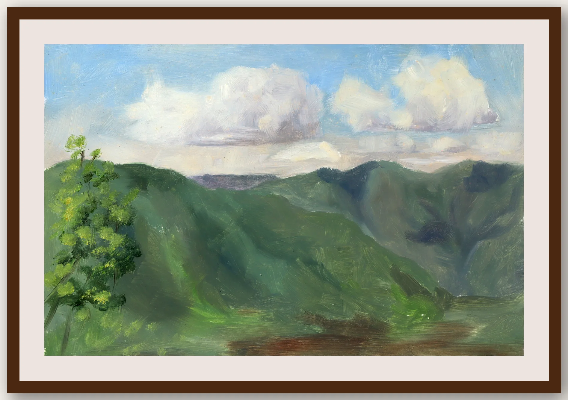 Oil Plein 15 - Framed