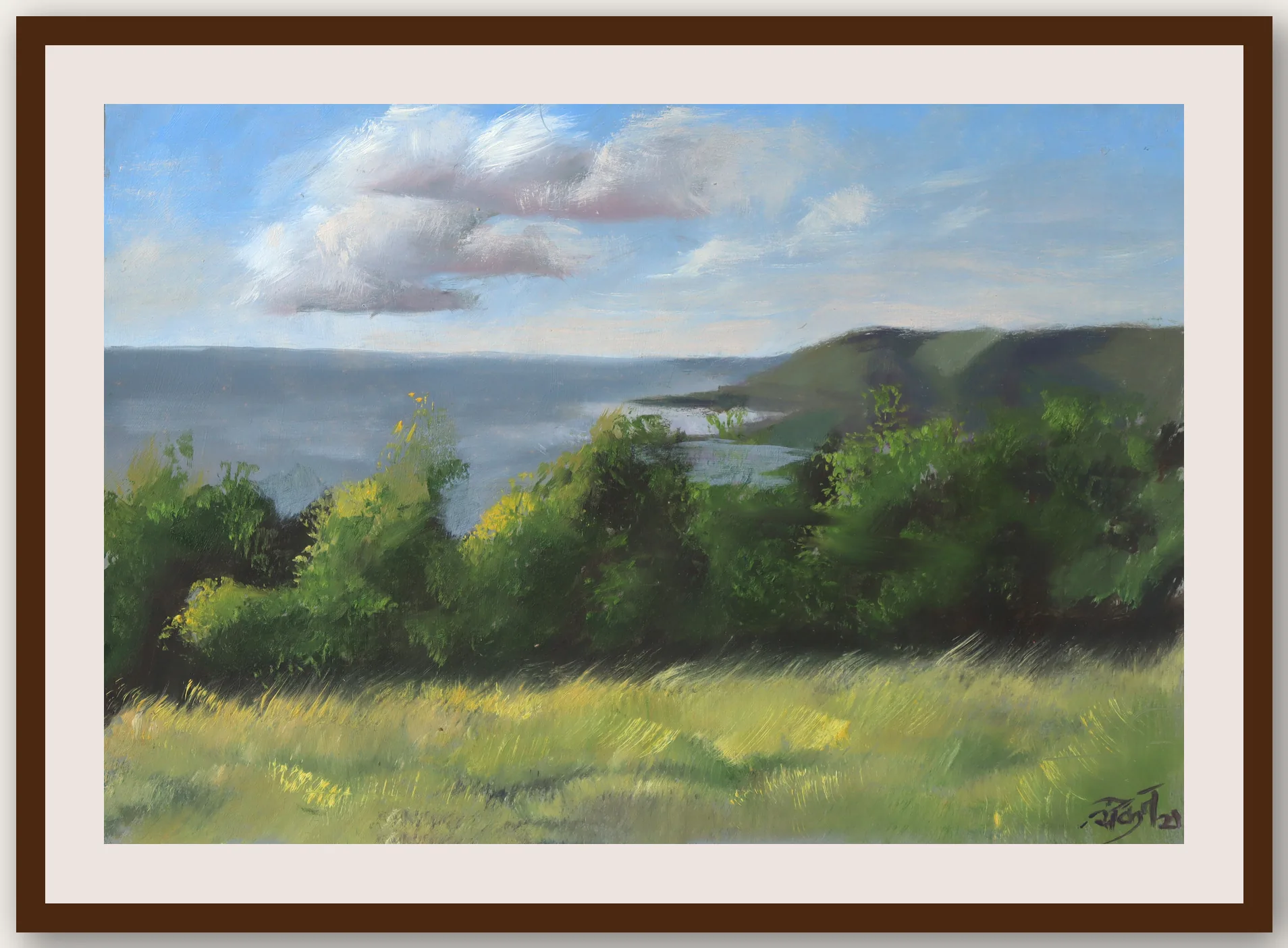 Oil Plein 16 - Framed