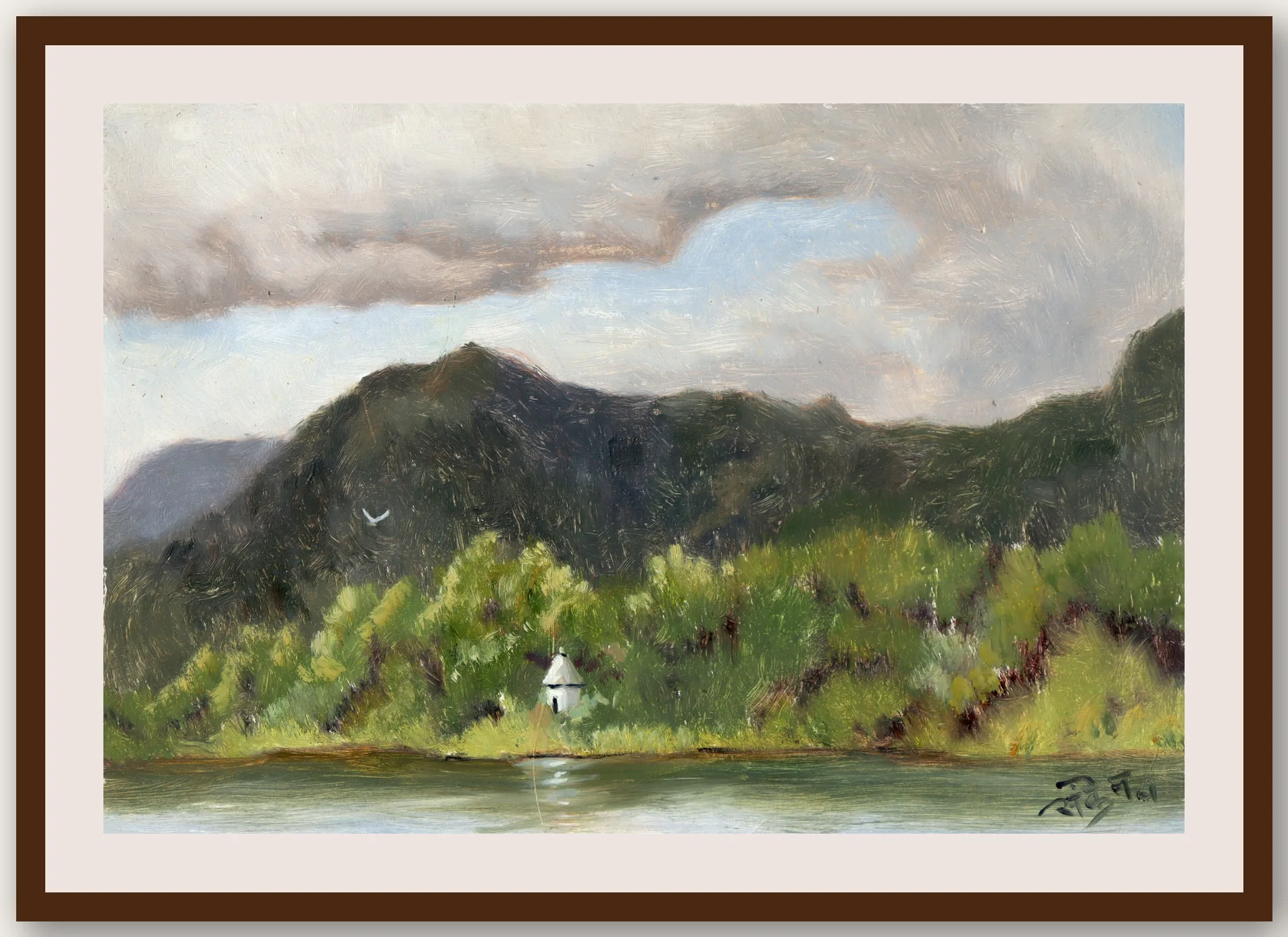 Oil Plein 19 - Framed
