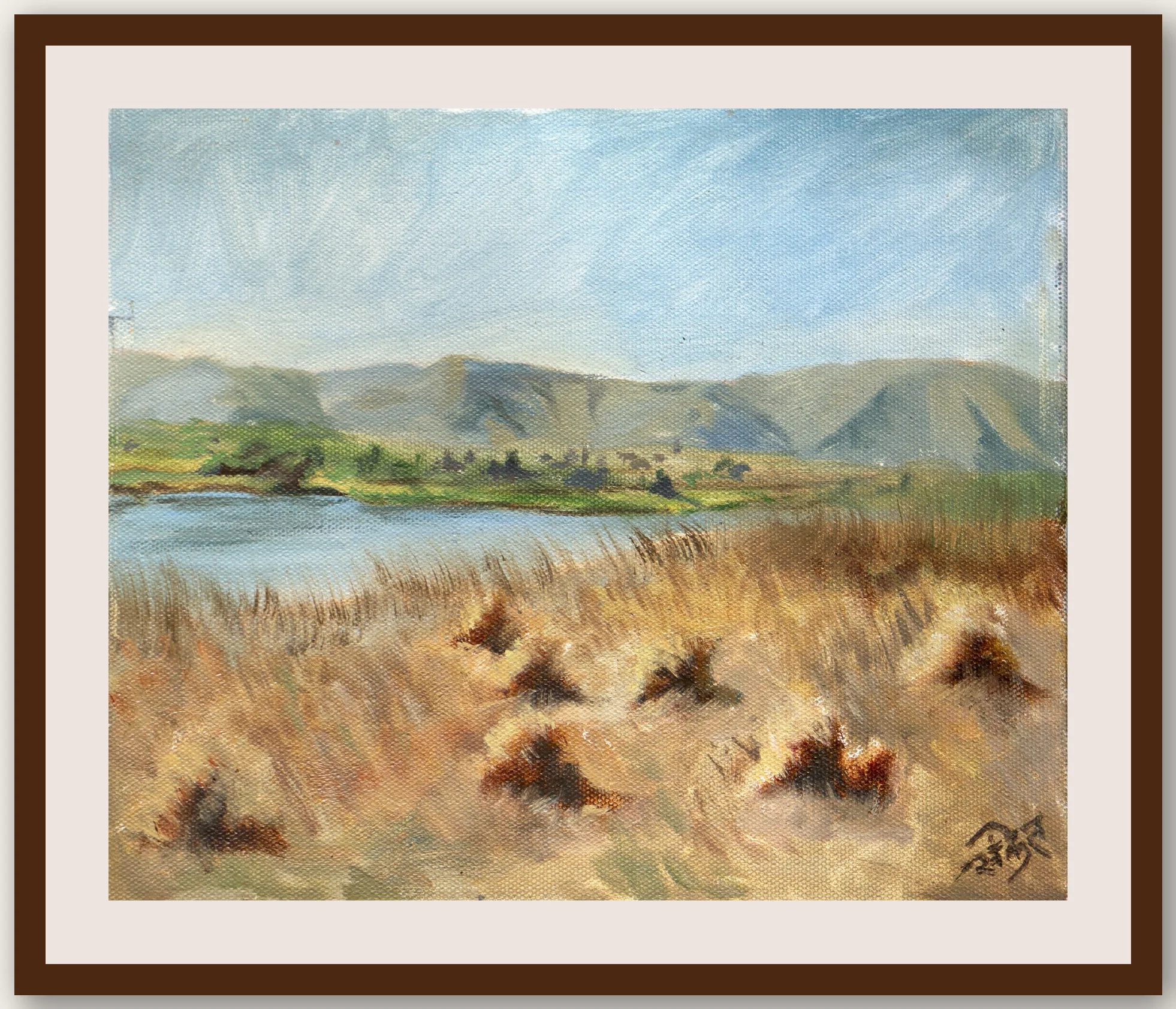 Oil Plein 26 - Framed