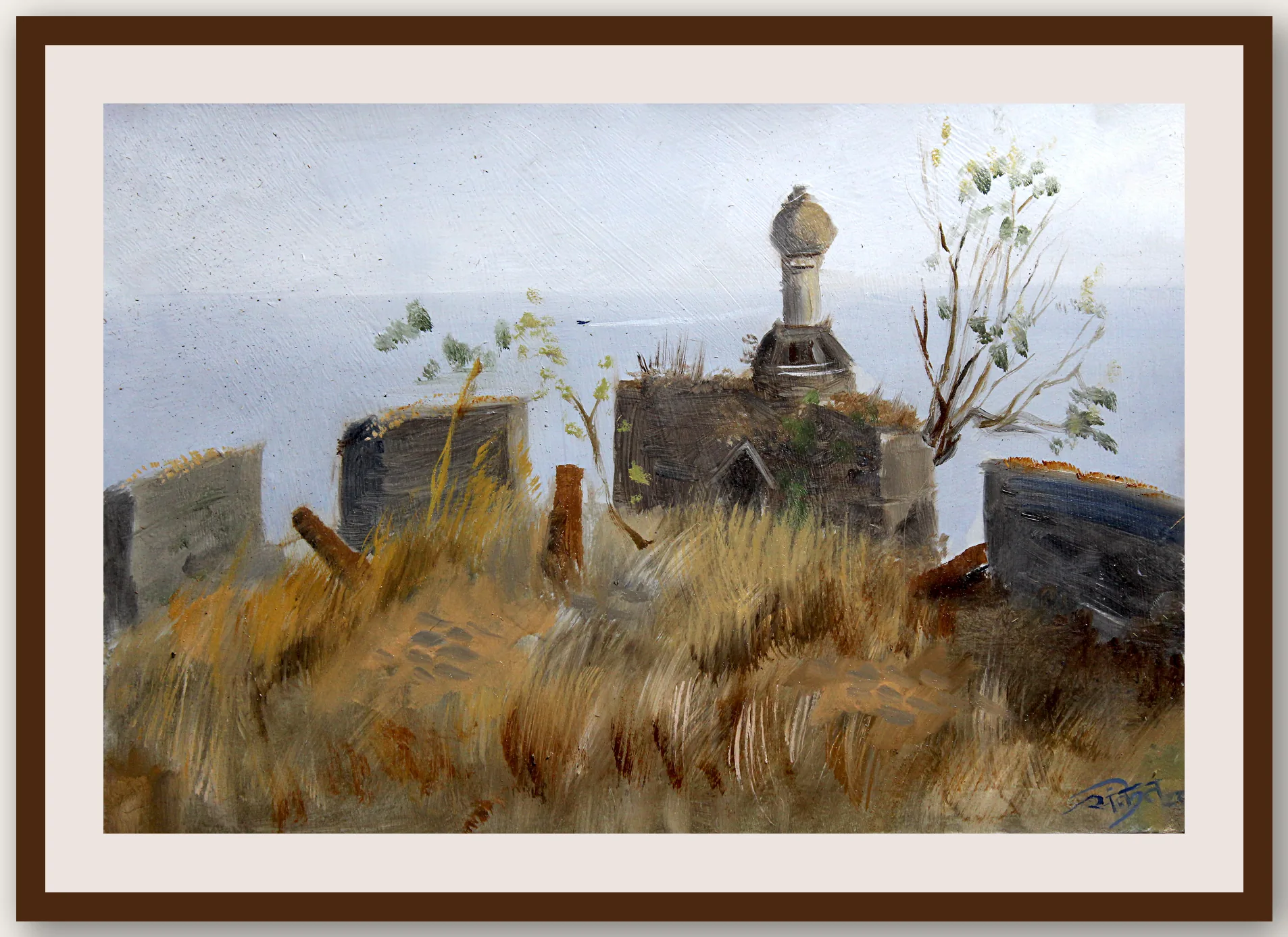 Oil Plein 40 - Framed