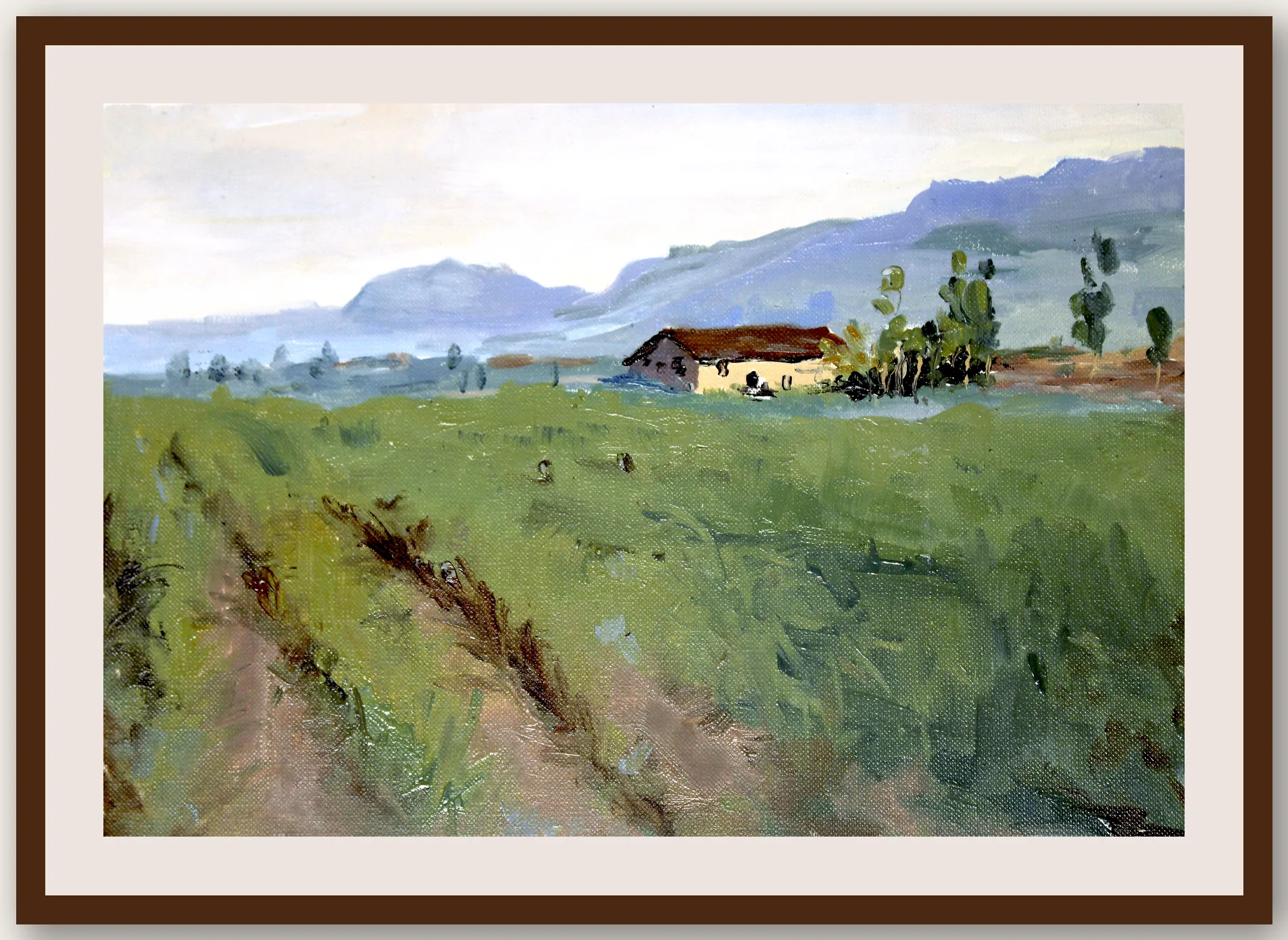 Oil Plein 42 - Framed