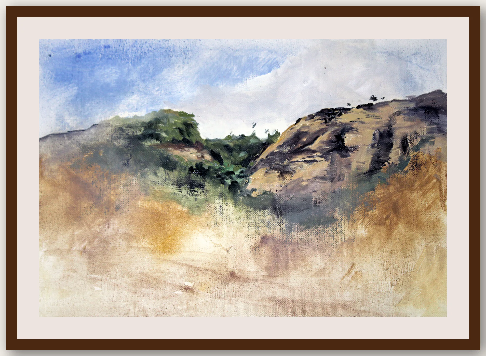 Oil Plein 43 - Framed