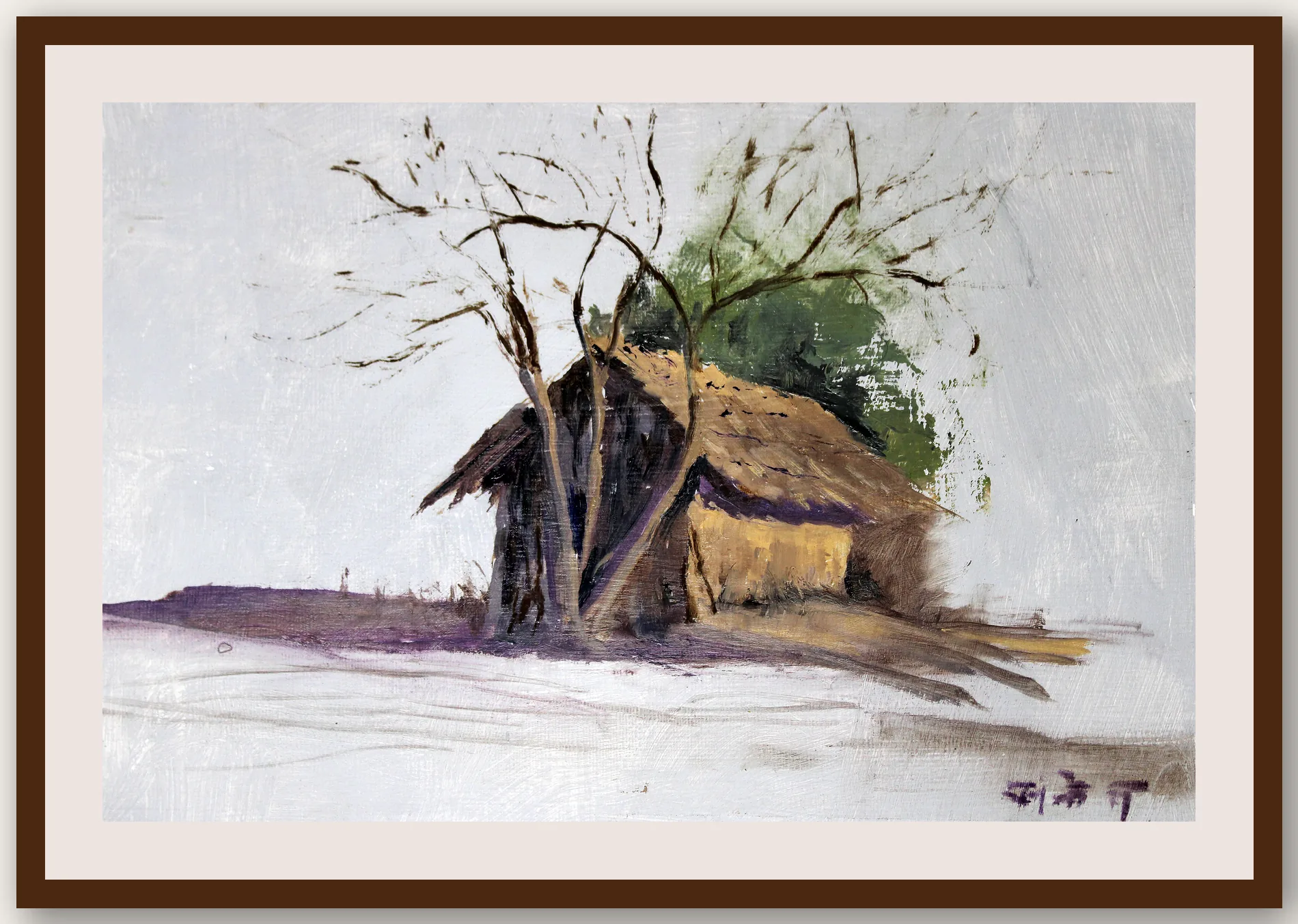 Oil Plein 44 - Framed