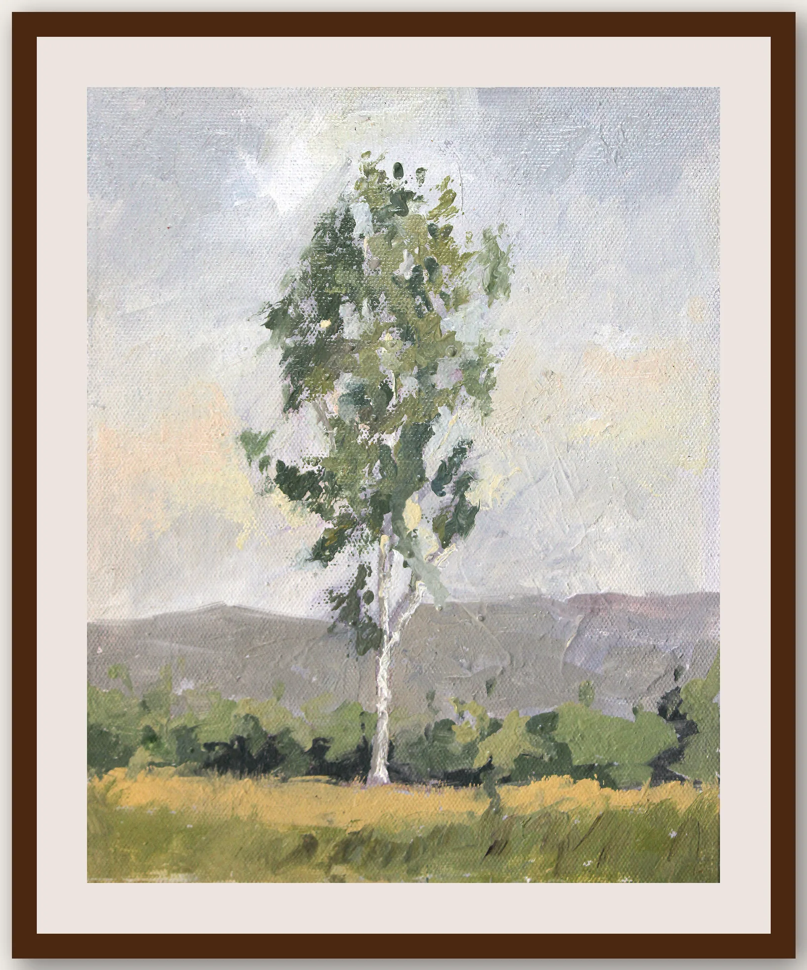 Oil Plein 45 - Framed