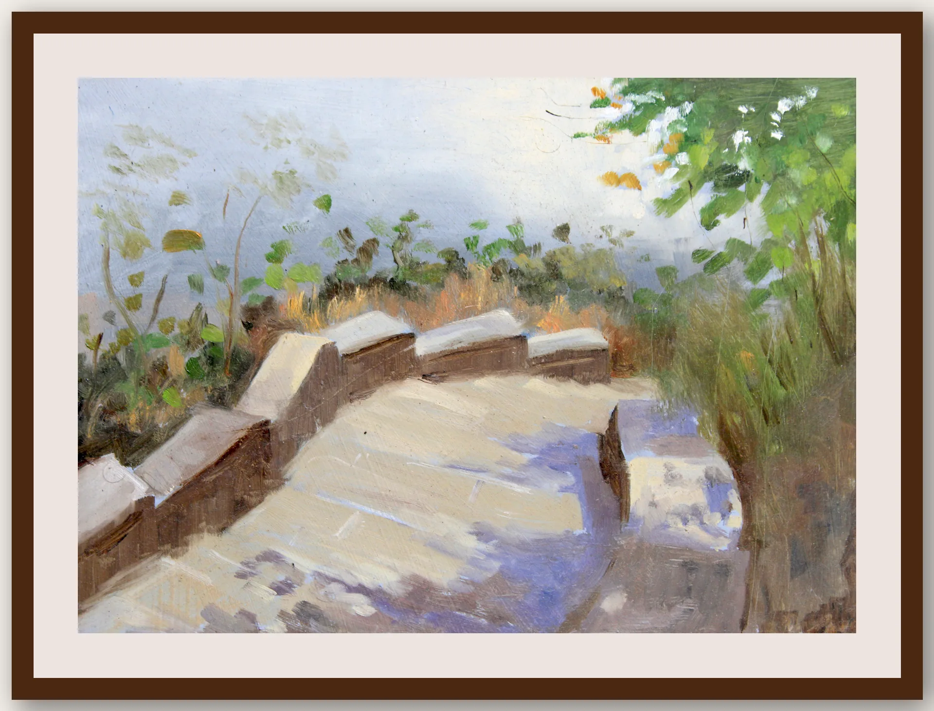 Oil Plein 52 - Framed