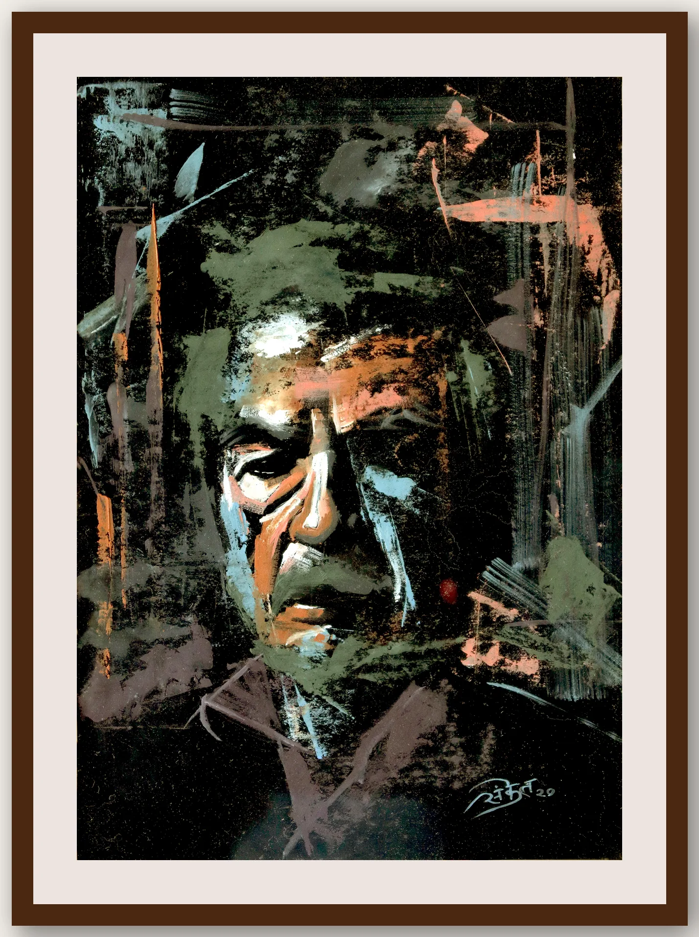 Abstract portrait 3 - Framed